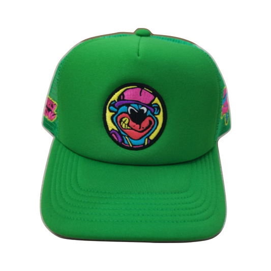 Forest Green Bearly Trying Trucker Hat